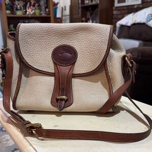 Dooney & Bourke All-Weather Leather vintage Essex or Saddle Bag